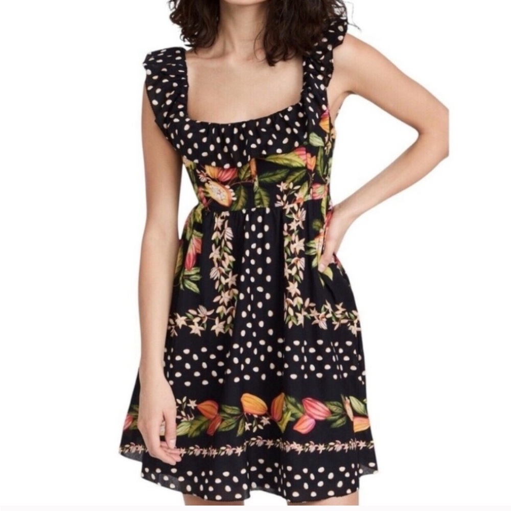 FARM Rio Cocoa Paradise Mini Ruffle Dress - Picture 4 of 8